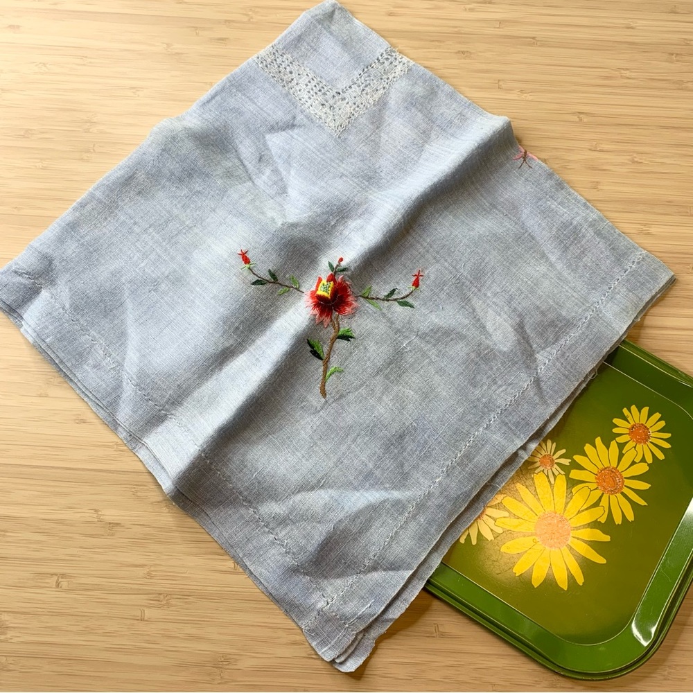 Embroidered Dresser Scarf